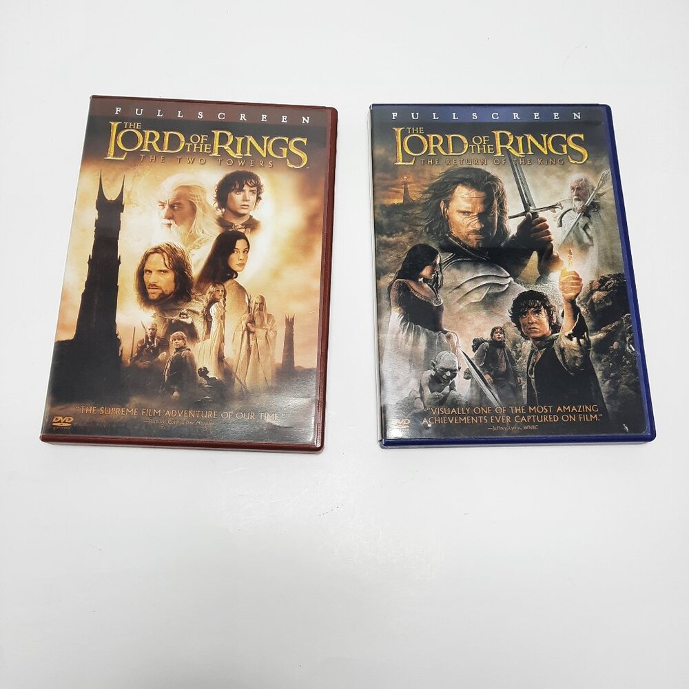 Lord of the Rings DVD 2-Movie Set, Fullscreen Format Towers King